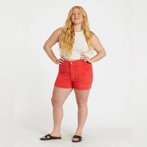 HAMMIES Corduroy Shorts Red 28